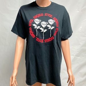 Half Evil Co Lil Skies Evil Skies graphic t-shirt